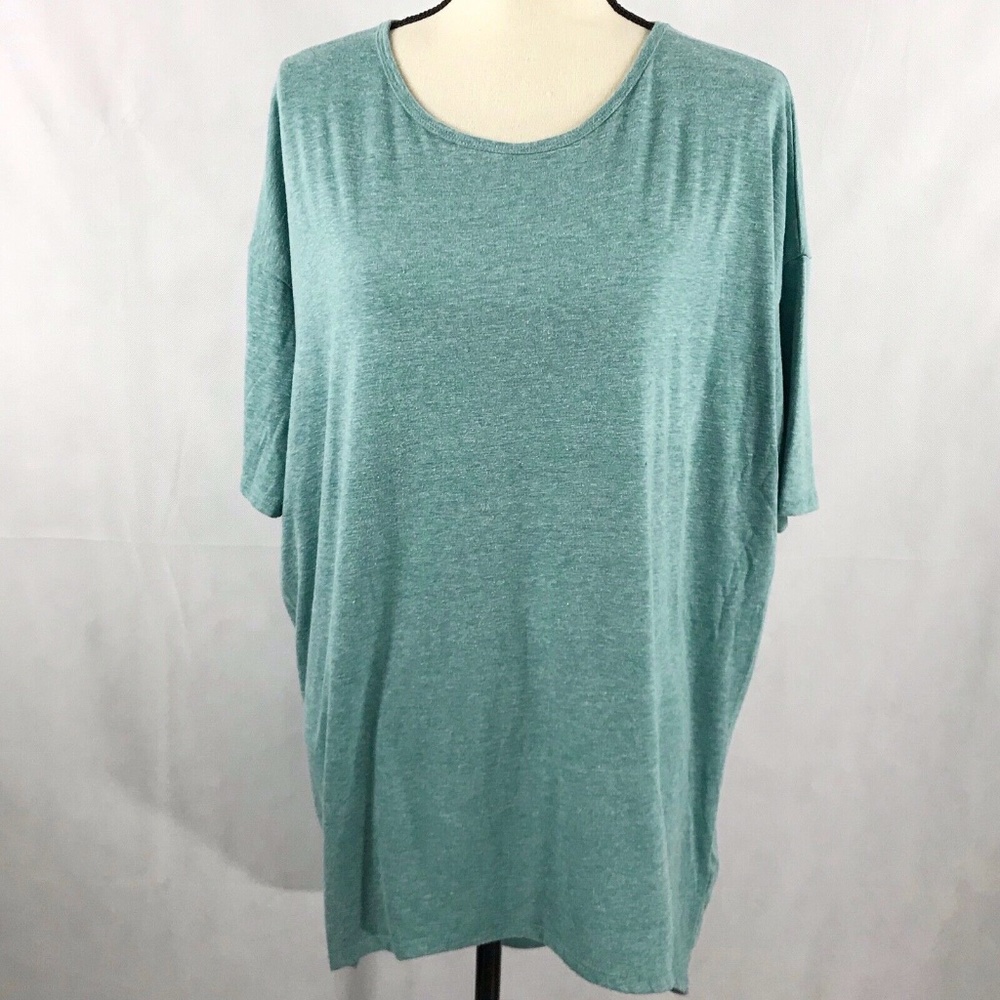 LulaRoe Green Irma T-Shirt Women's Size S